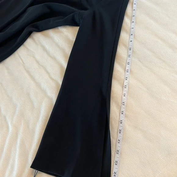 🎉Host Pick🎉Calvin Klein Black Cocktail Dress w/ 10” Slit Bell Sleeves Size 14 - Picture 8 of 16